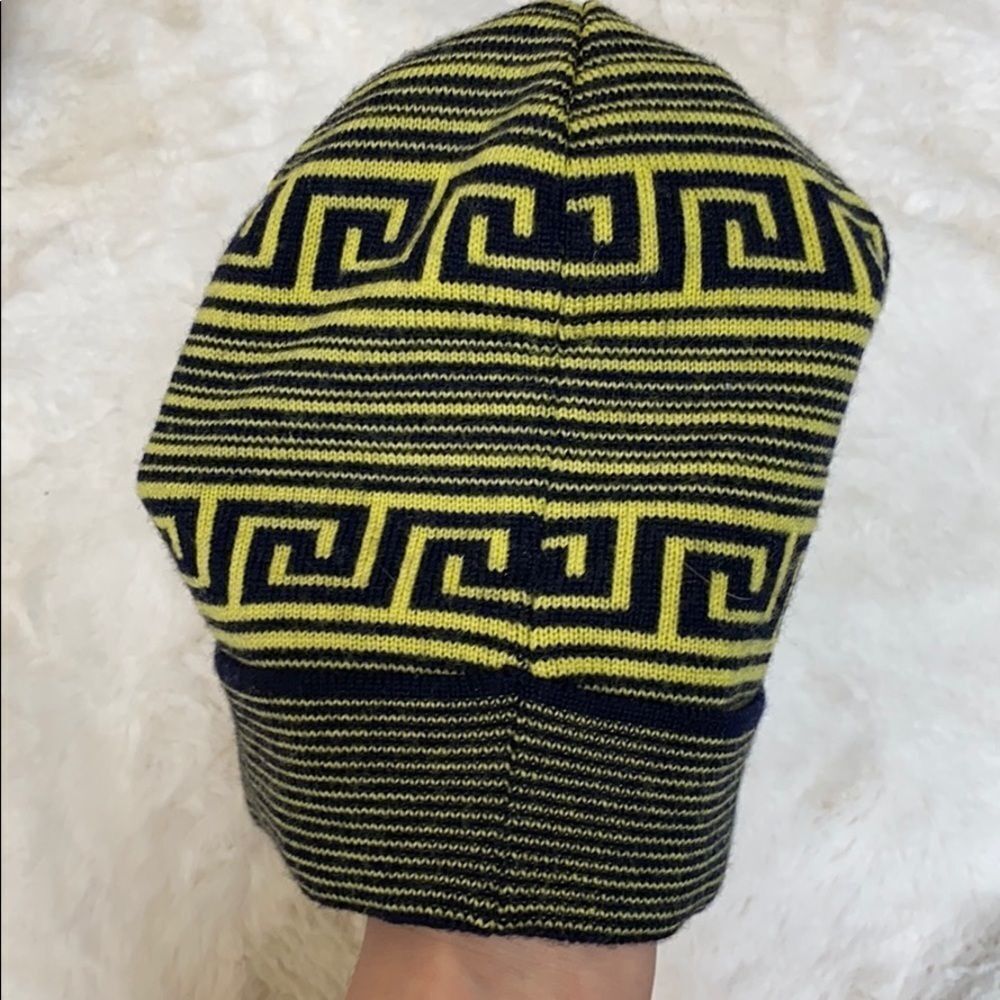 Versace Greek pattern beanie hat - Picture 2 of 3